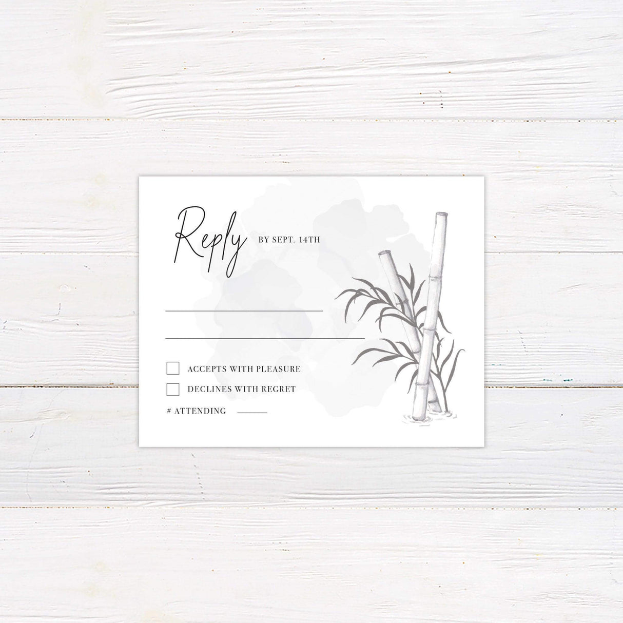 Bamboo Wash RSVP - goprintplus