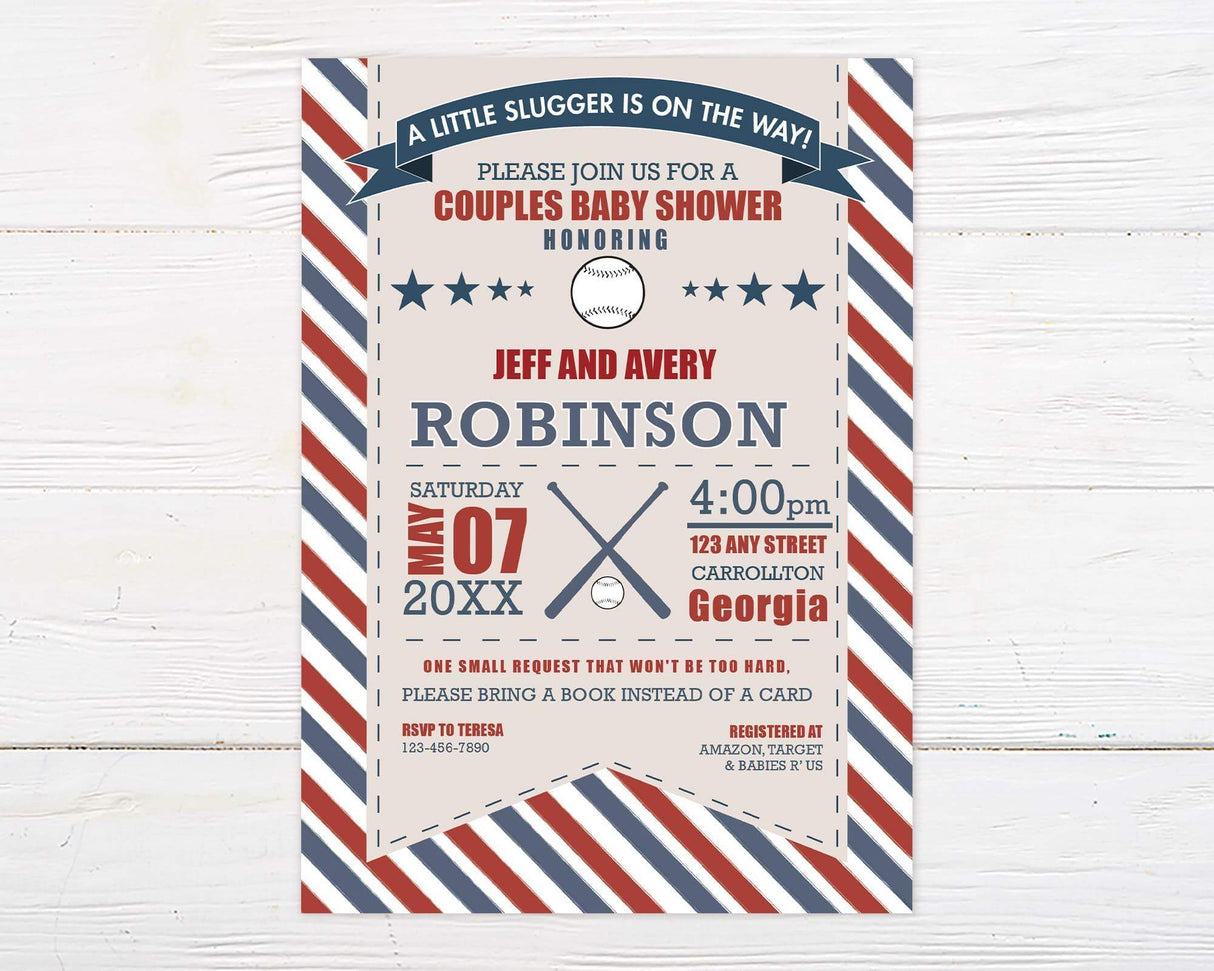 Baseball Shower Invitation - goprintplus