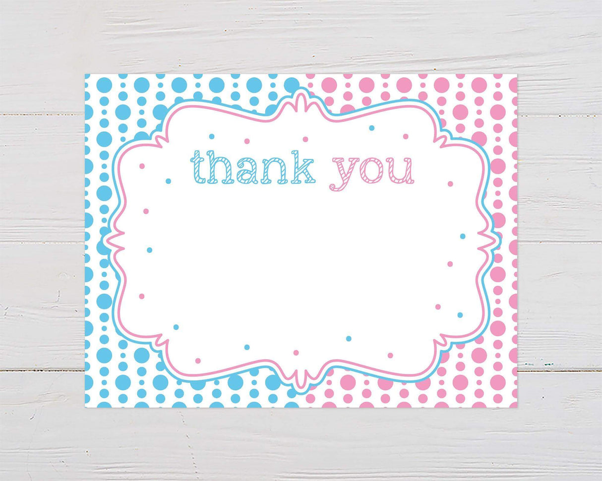 Beards or Bows Thank You Card - goprintplus