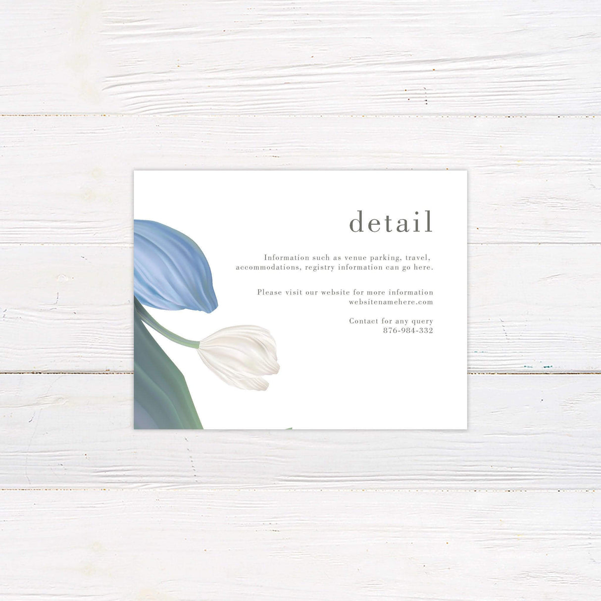 Big Floral Details Cards - goprintplus
