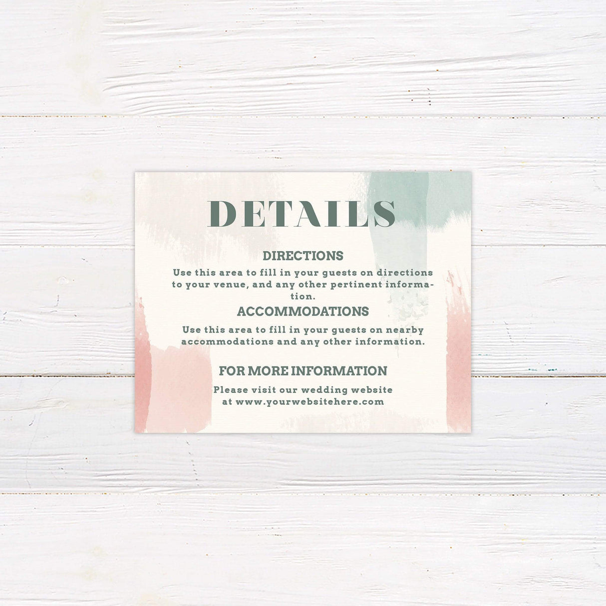 Blissful Brush Invitations - goprintplus