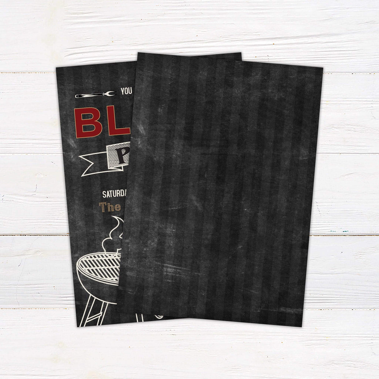 BBQ Block Party Invitation - goprintplus