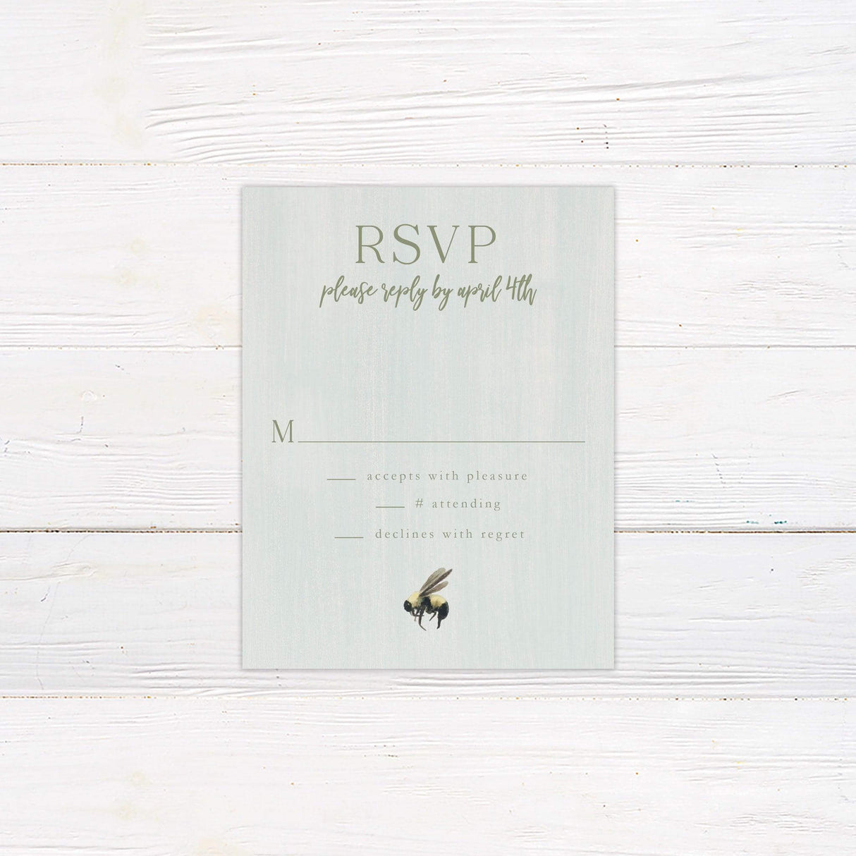 Blossom Bee Invitations - goprintplus