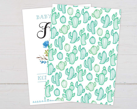 Blue Cacti Shower - goprintplus