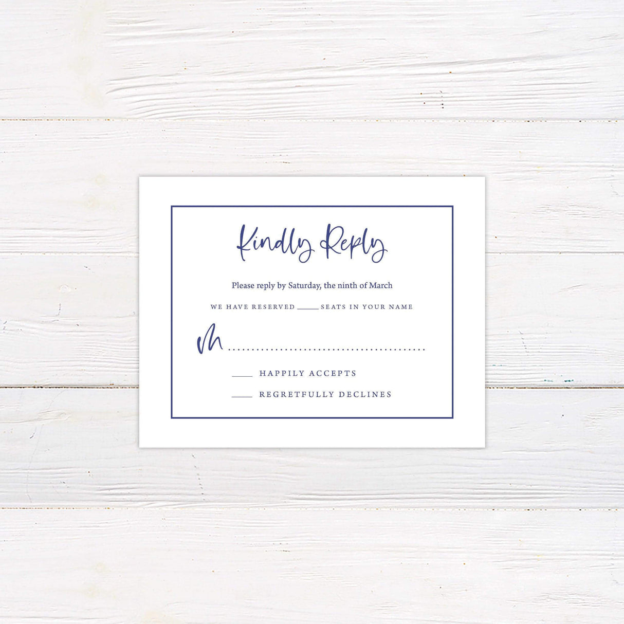 Blue Poppy Invitations - goprintplus