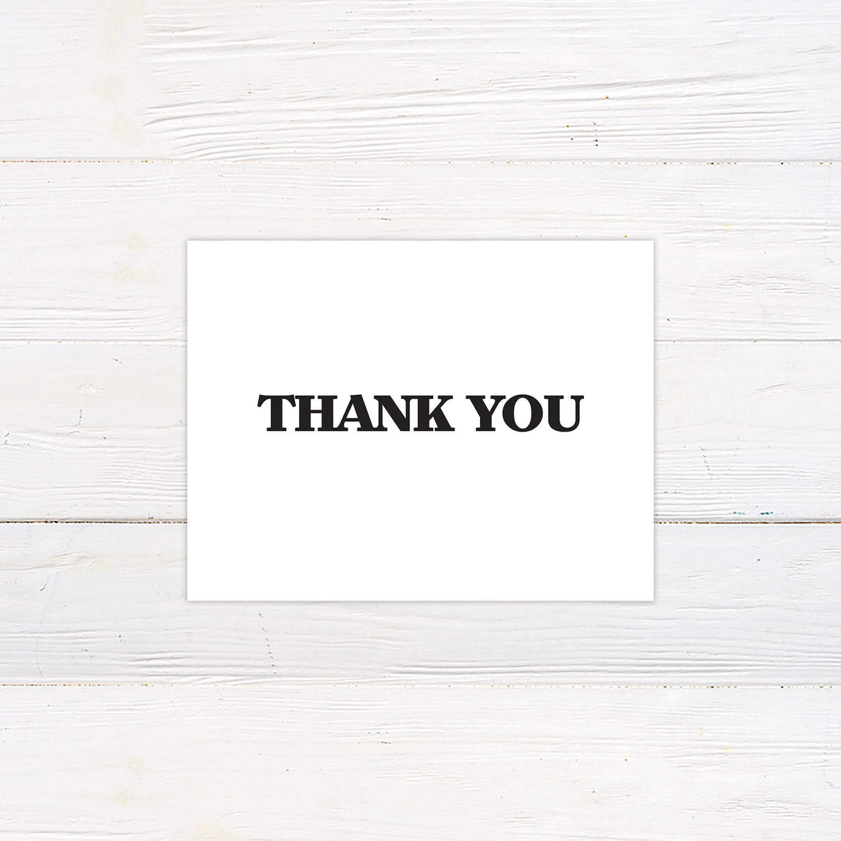Bold Minimalist Thank You Card - goprintplus