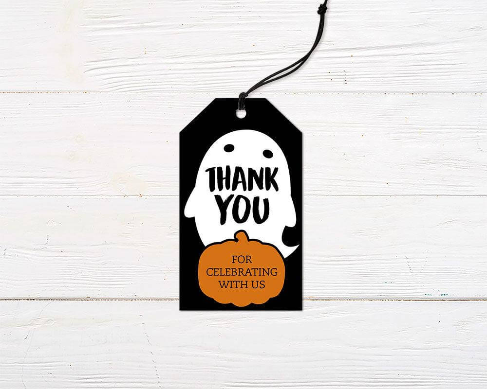 Boo Birthday Favor Tag - goprintplus
