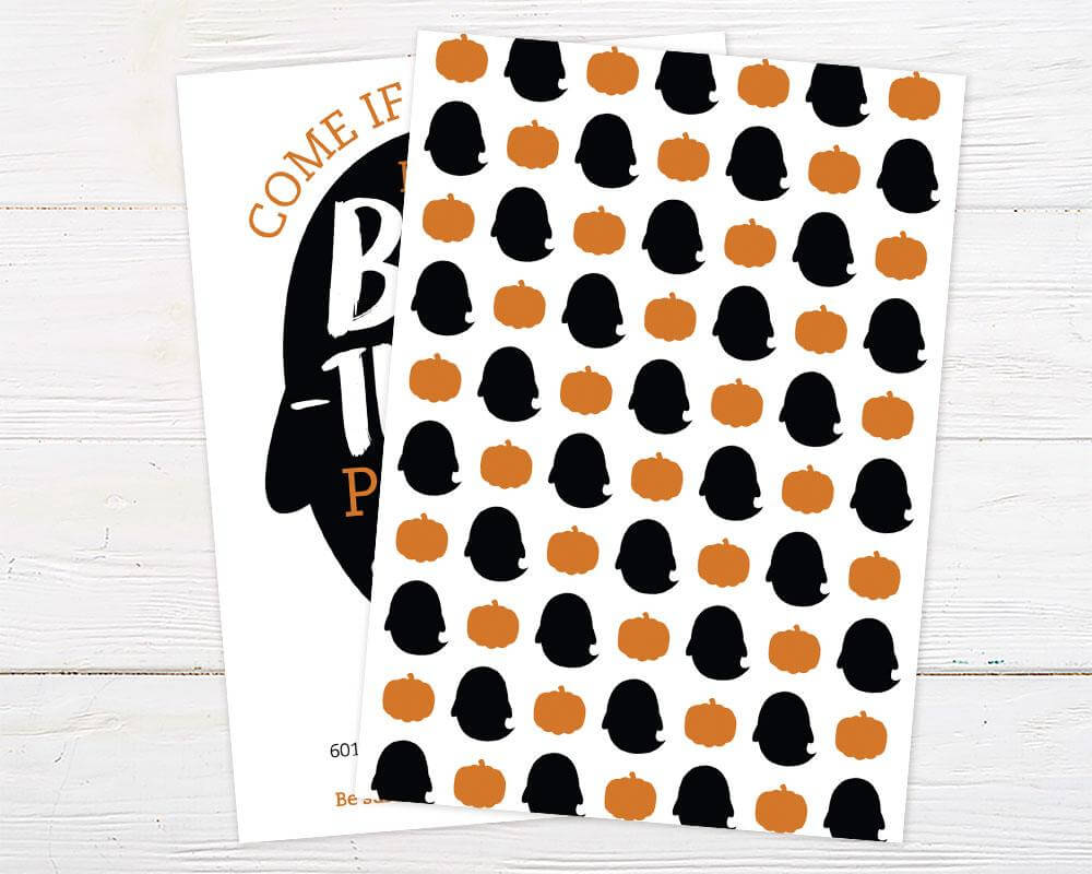 Boo Birthday Party Invitations - goprintplus