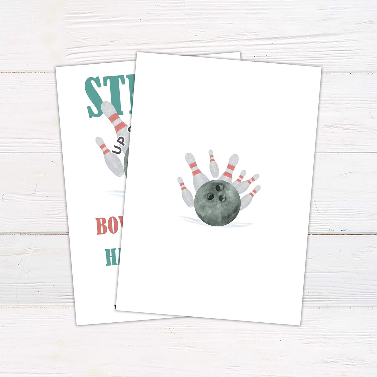 Bowling Party Invitation