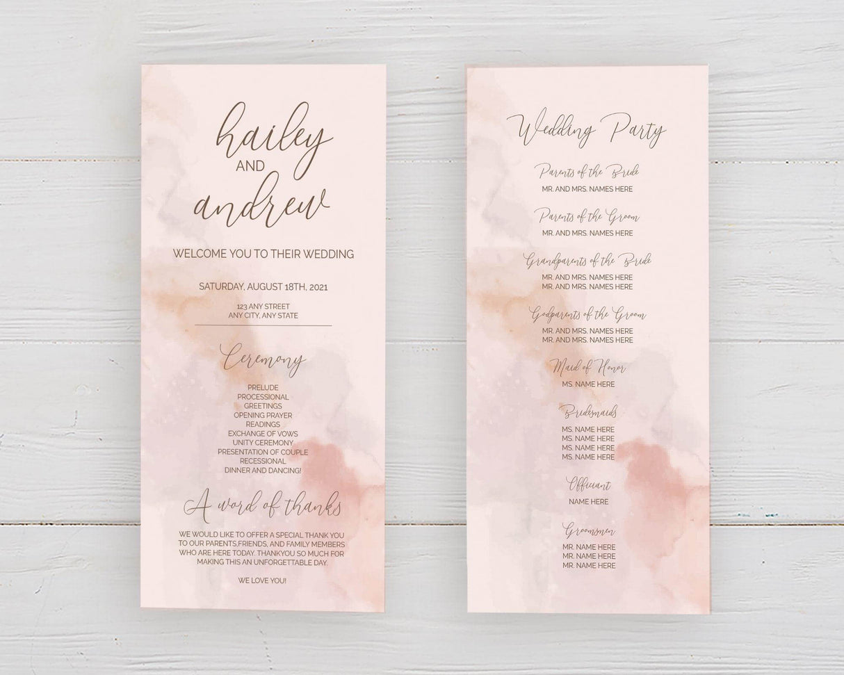 Breezy Blossoms Program - goprintplus