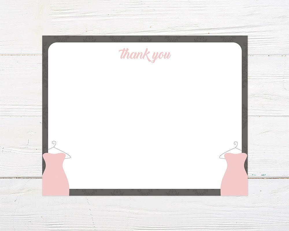Bridal Dresses Thank You Card - goprintplus