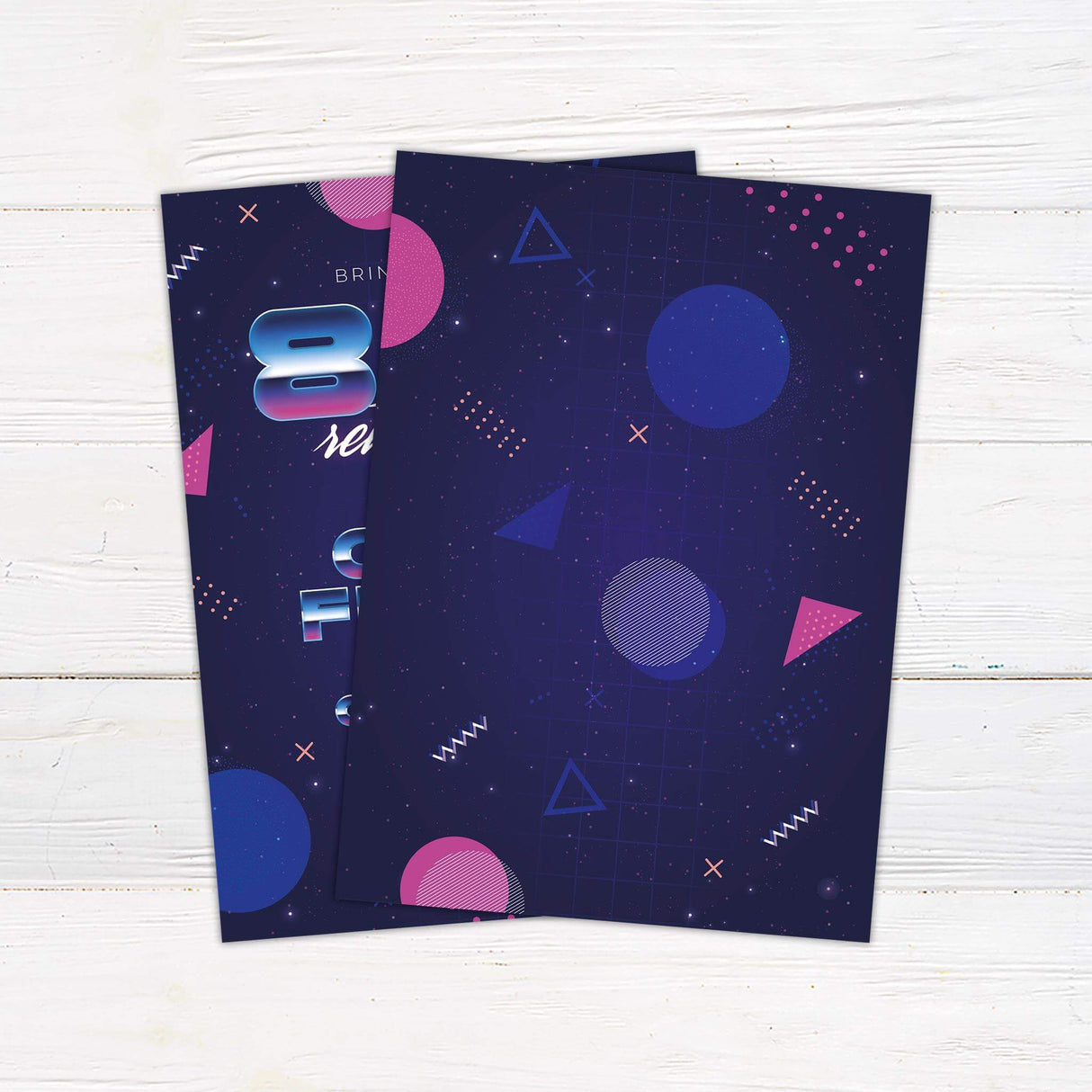 Bring Back the 80s Invitation - goprintplus