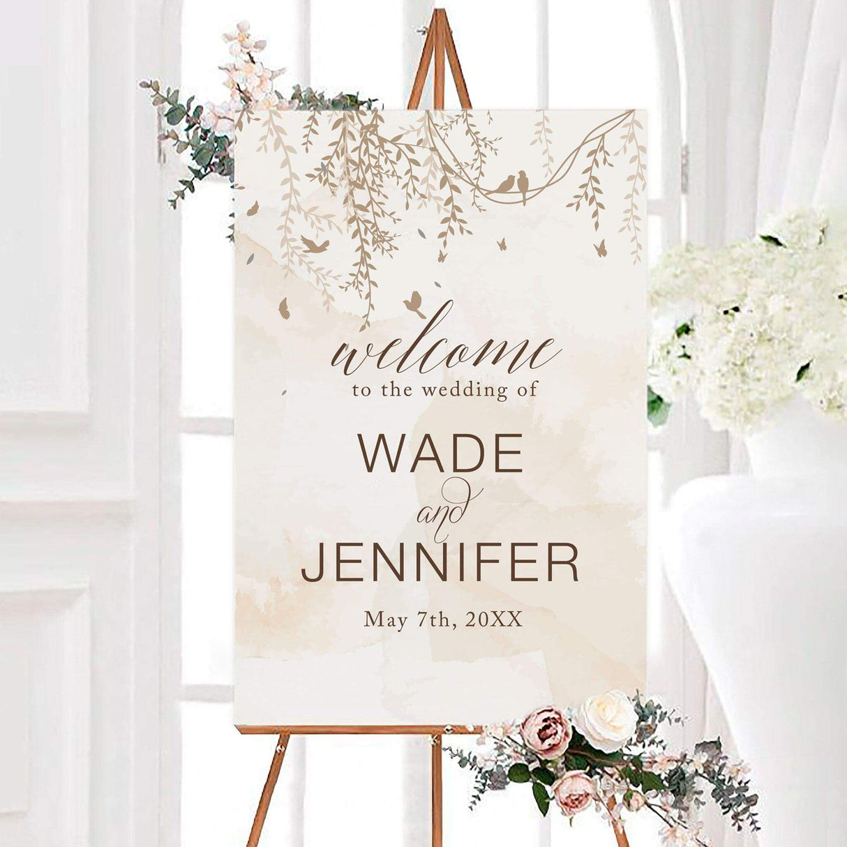 Brown Botanical Invitations - goprintplus