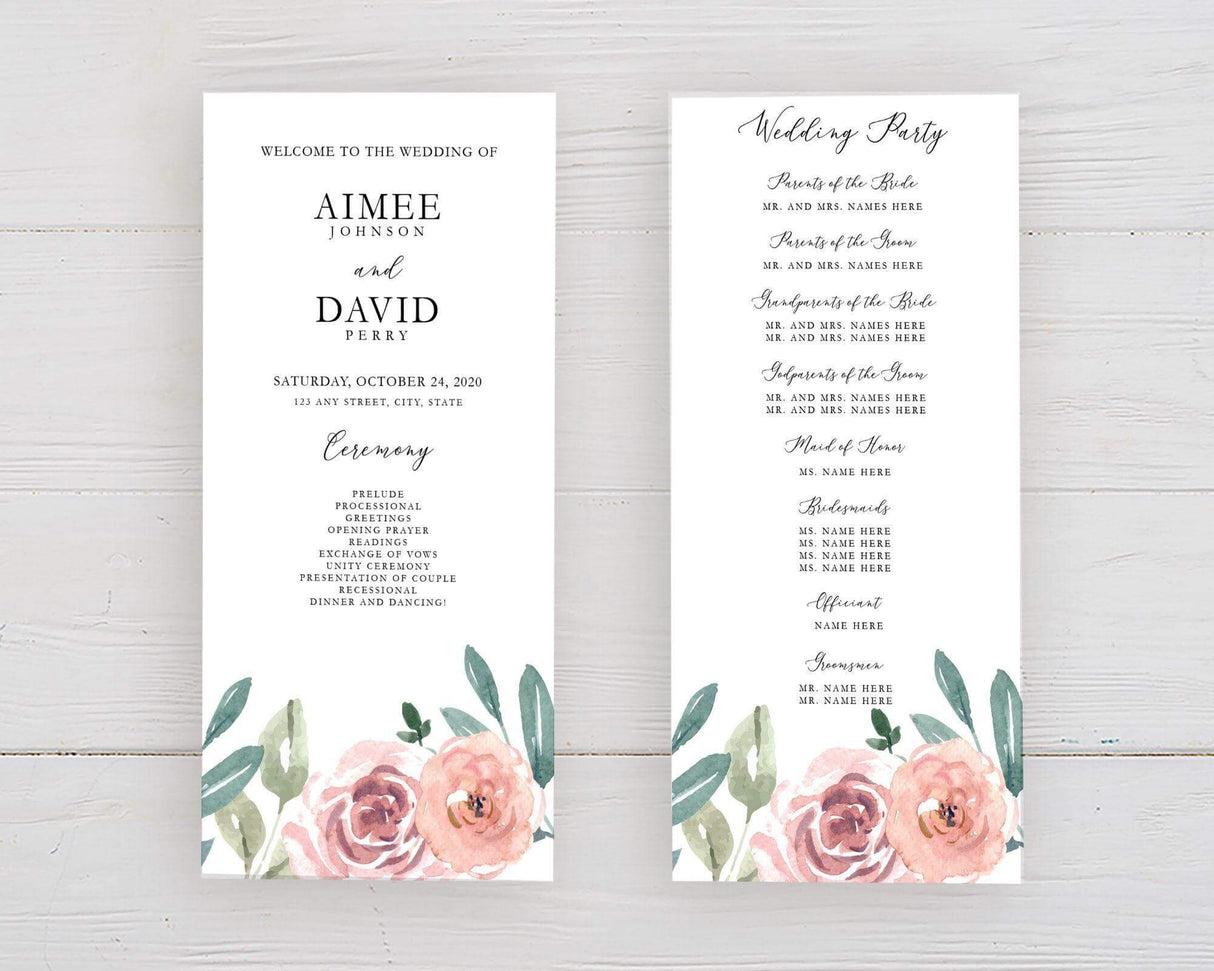 Cascading Bouquet Program - goprintplus