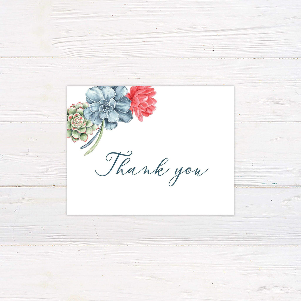 Charming Succulents Invitations - goprintplus