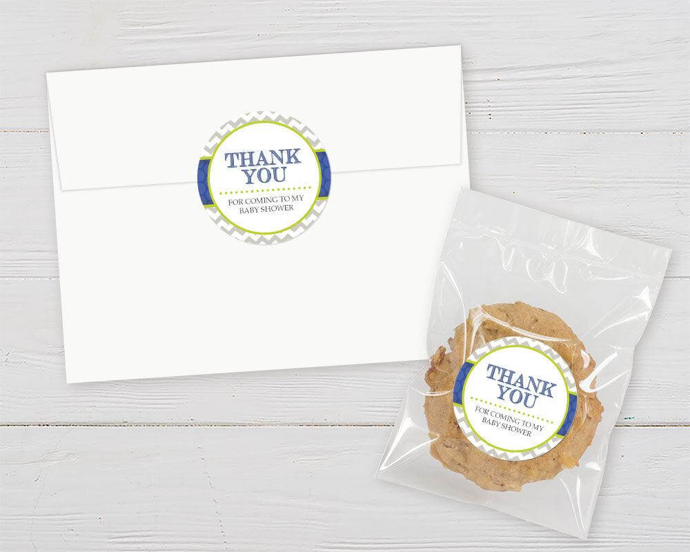 Chevron and Blue Shower - goprintplus