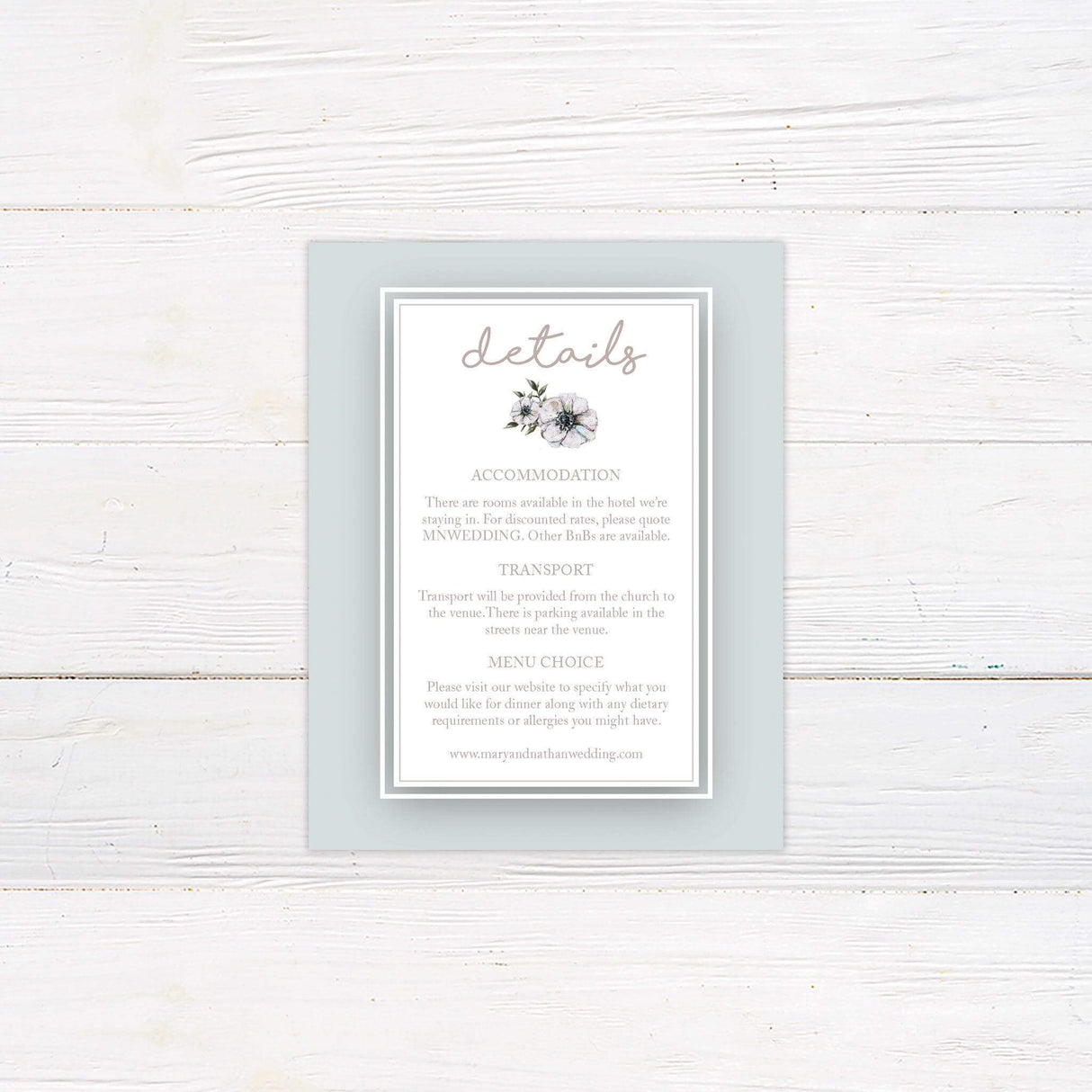 Color Pencil Floral Invitations - goprintplus
