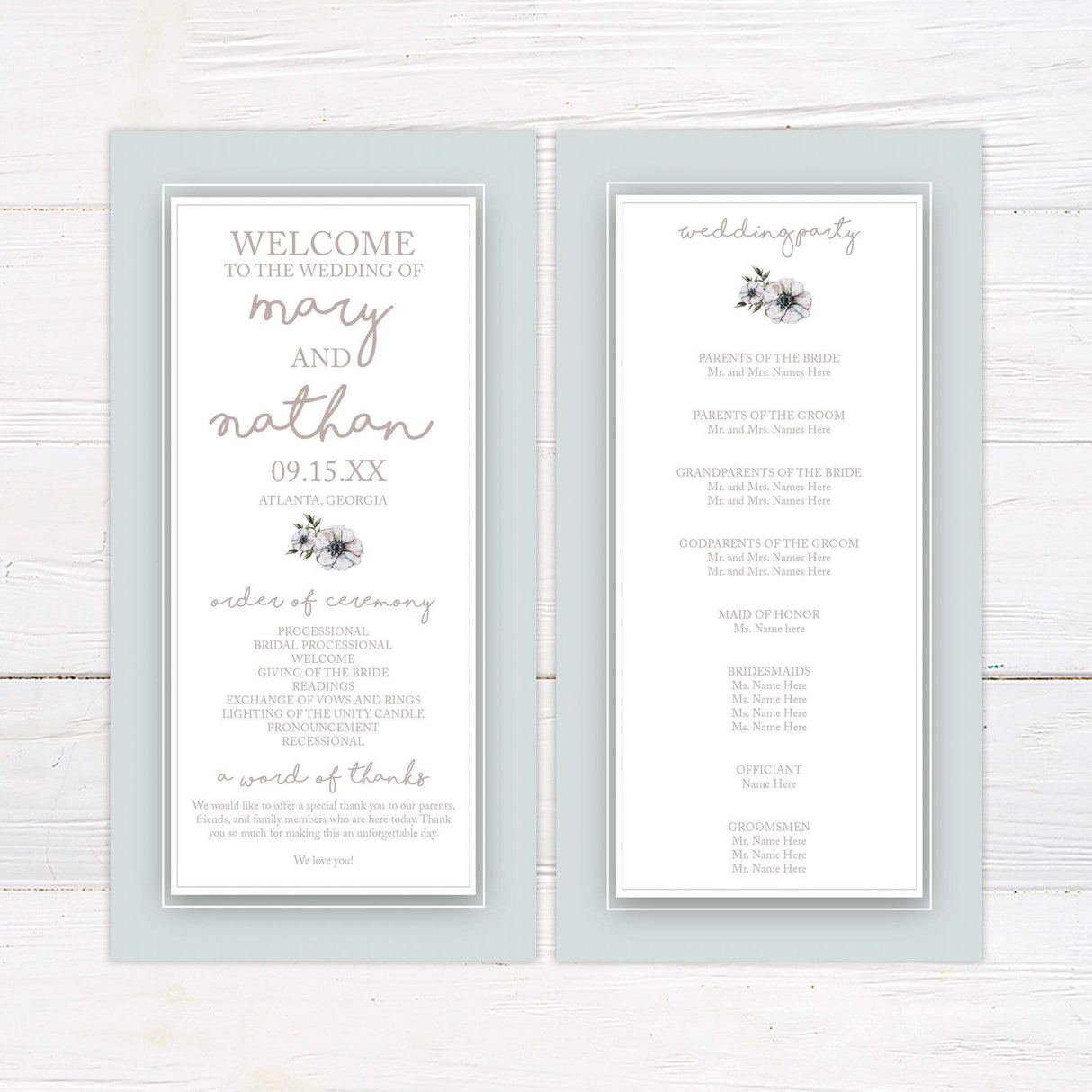 Color Pencil Floral Invitations - goprintplus
