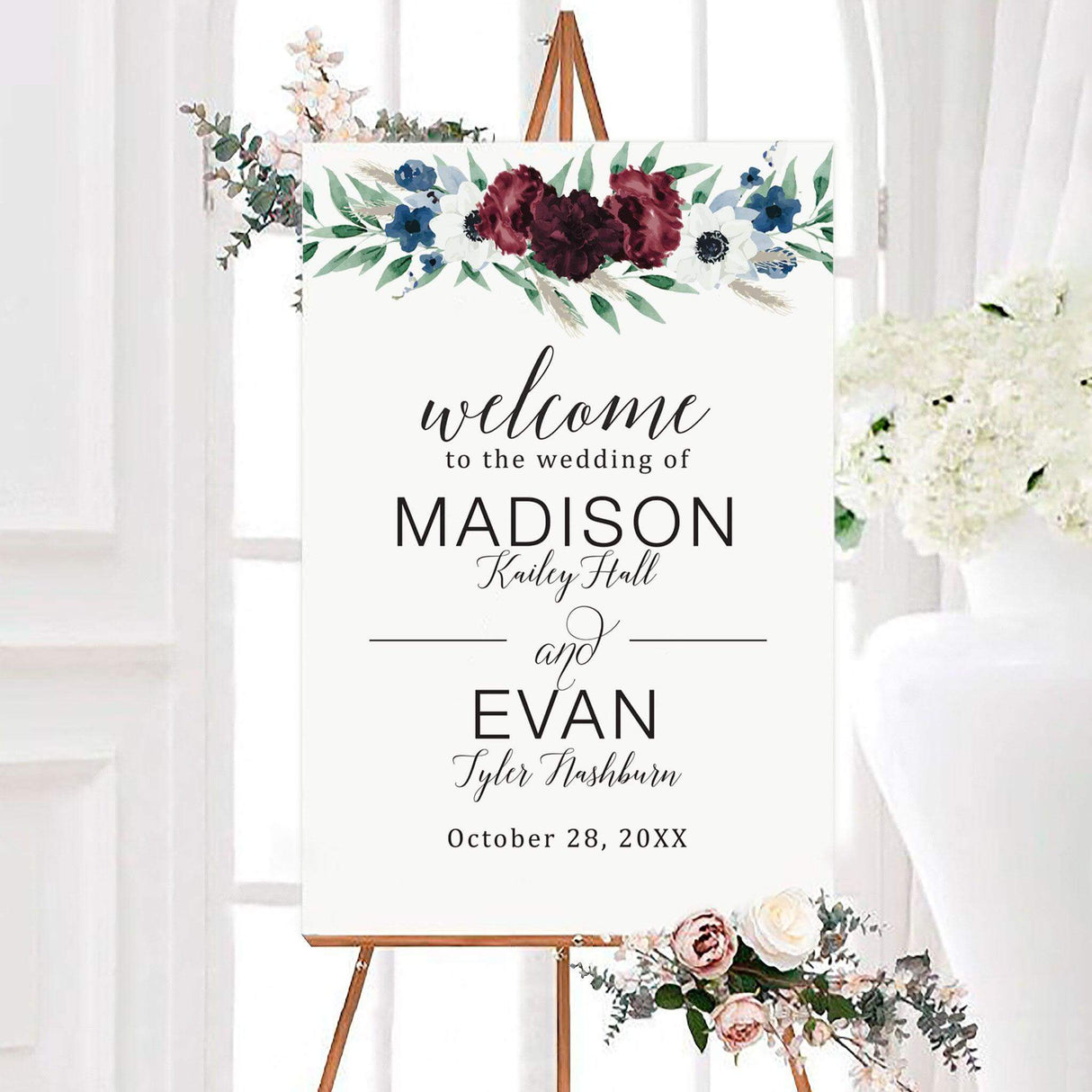 Colorful Wreath Invitations - goprintplus