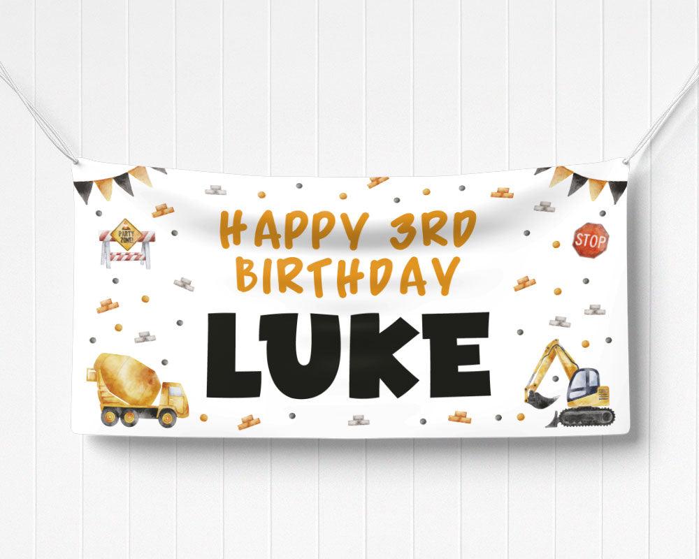 Construction Birthday Invitation - goprintplus