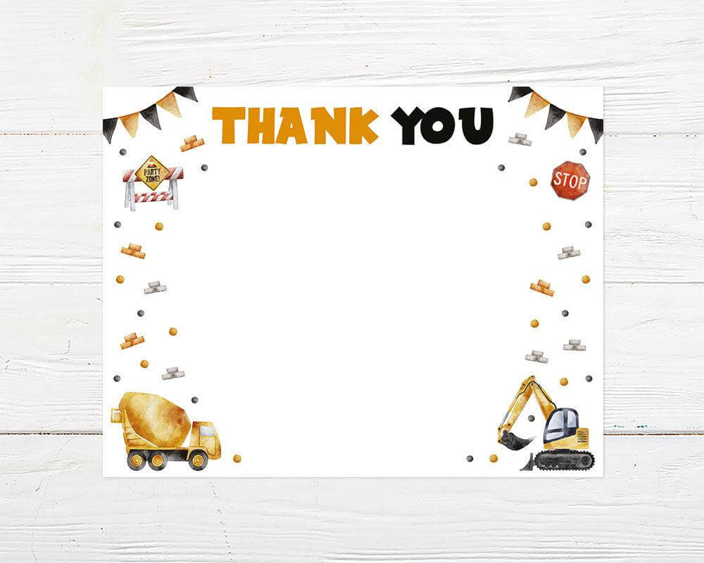 Construction Thank You Card - goprintplus