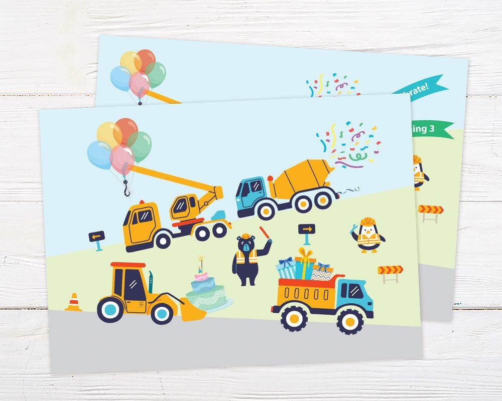 Construction Site Birthday Invitation - goprintplus