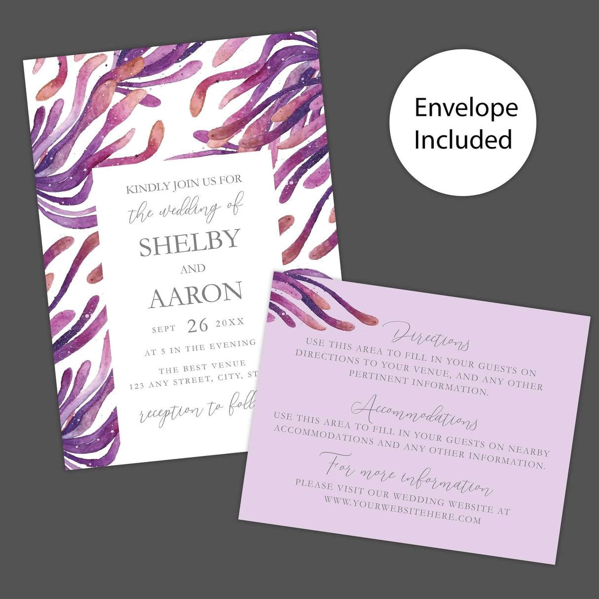 Invitaciones de arrecife de coral