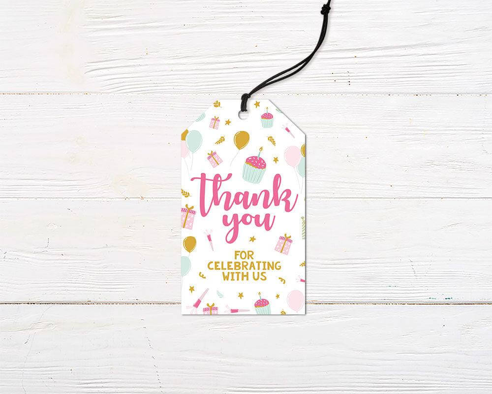 Cupcake Birthday Favor Tag - goprintplus