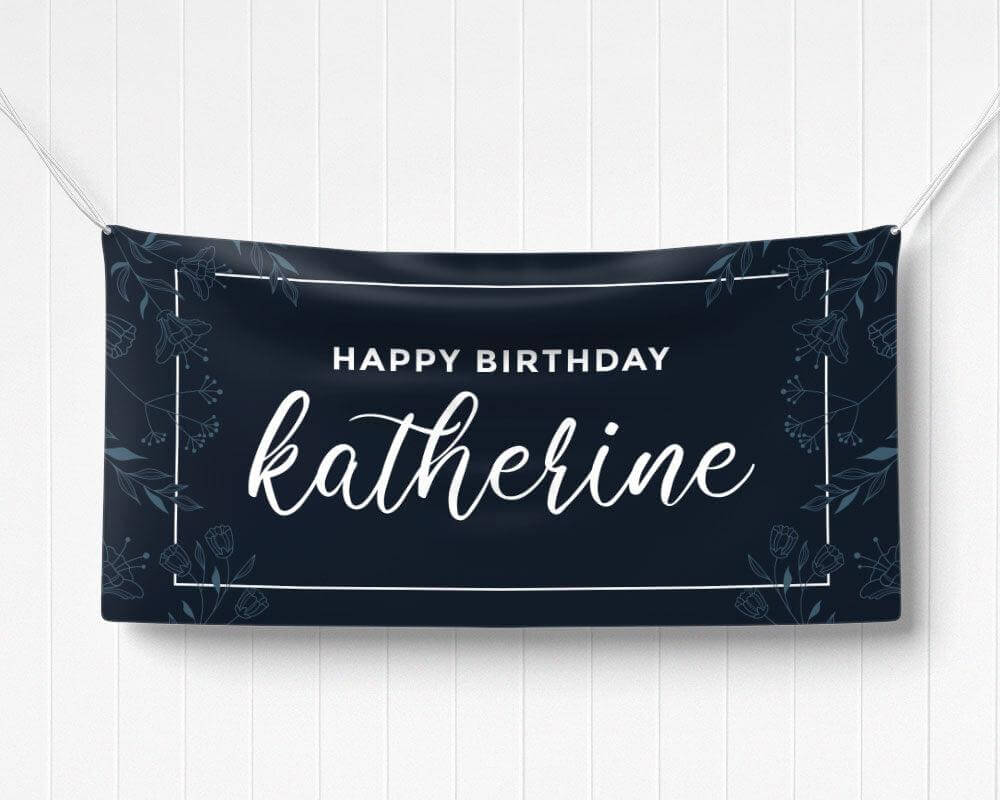 Custom Classic Birthday Banner - goprintplus