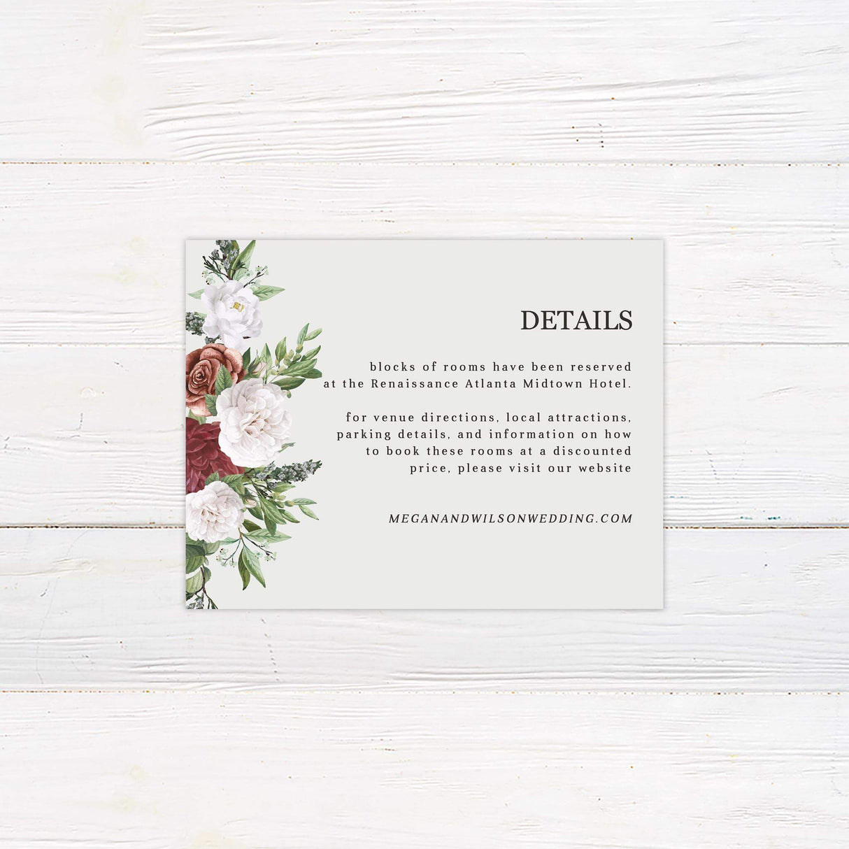 Deer Horn Details Cards - goprintplus