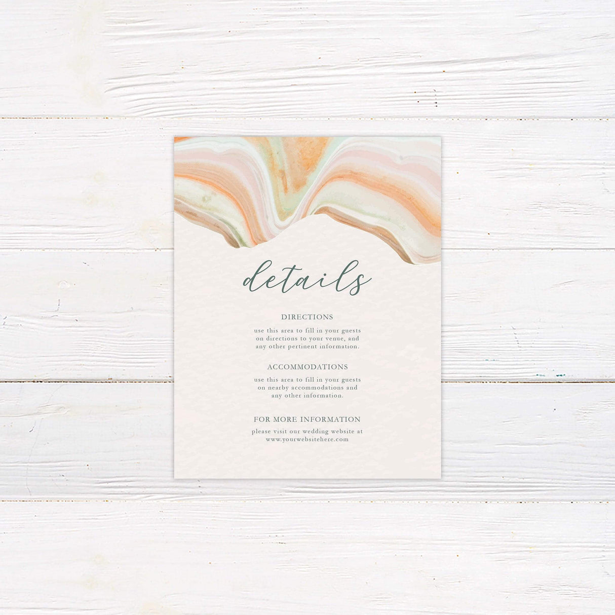 Desert Sand Details Cards - goprintplus