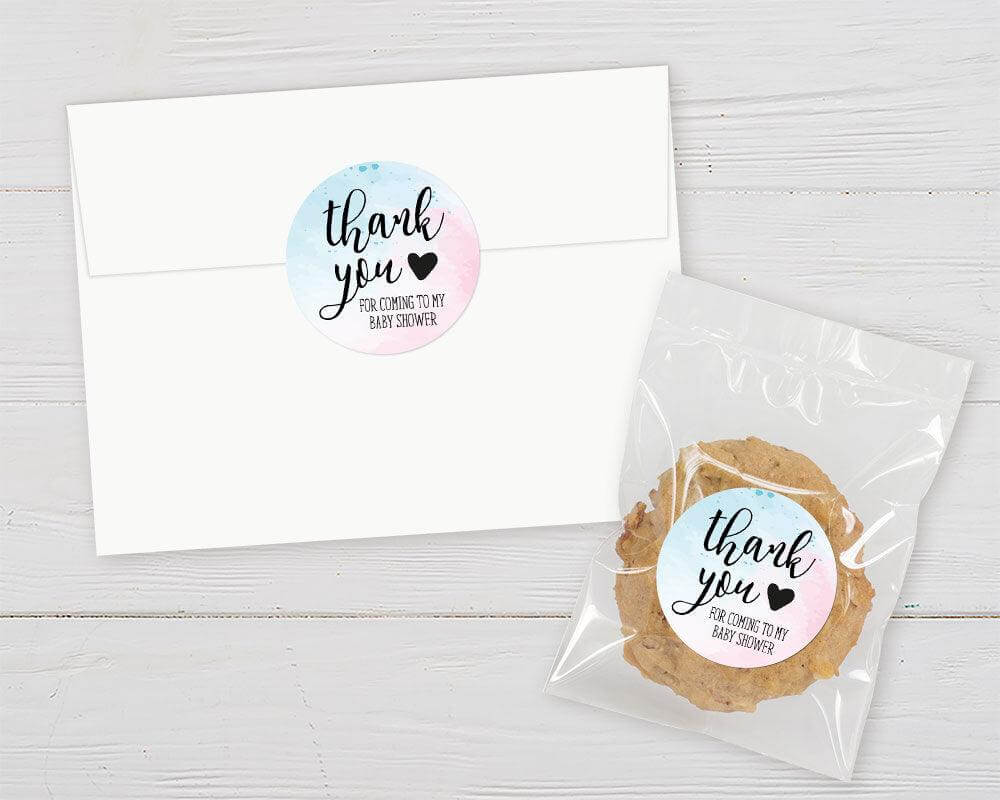 Divided Watercolor Sticker - goprintplus