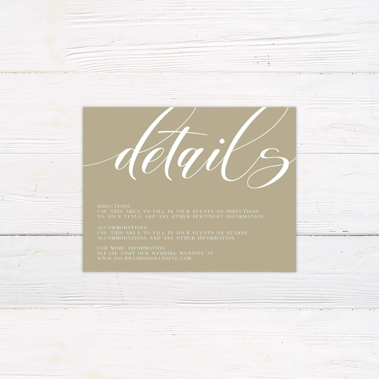 Elegant Script Details Cards - goprintplus