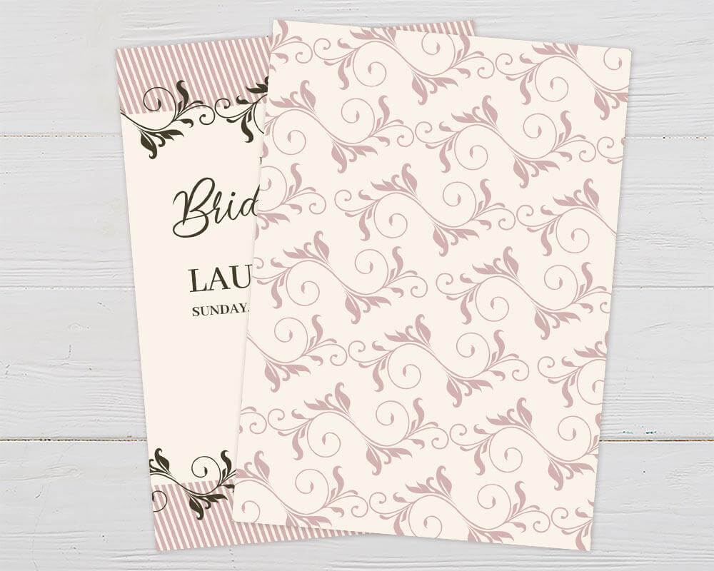 Elegant Vine Invitation - goprintplus