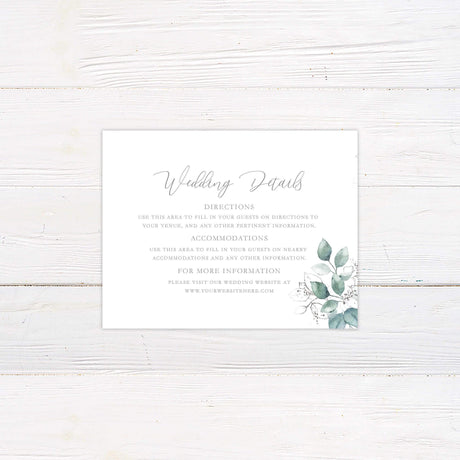 Eucalyptus Splash Invitations - goprintplus