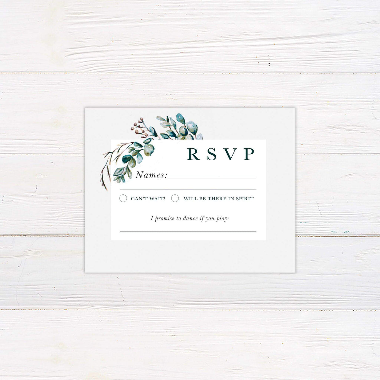 Eucalyptus Invitations - goprintplus