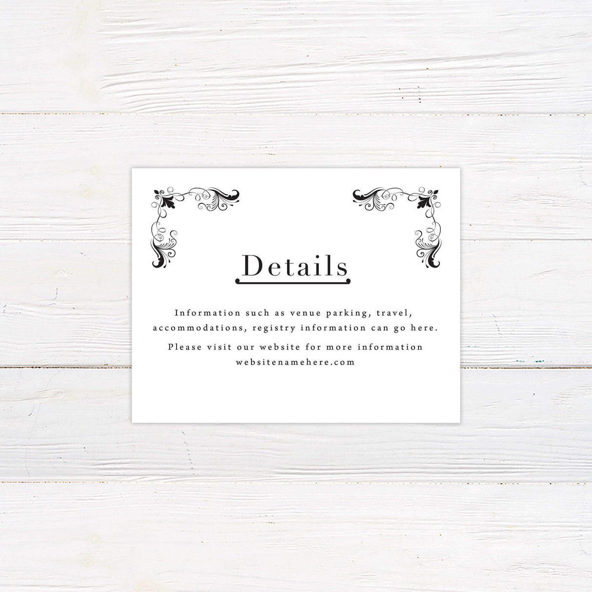 Exquisite Border Details Cards - goprintplus