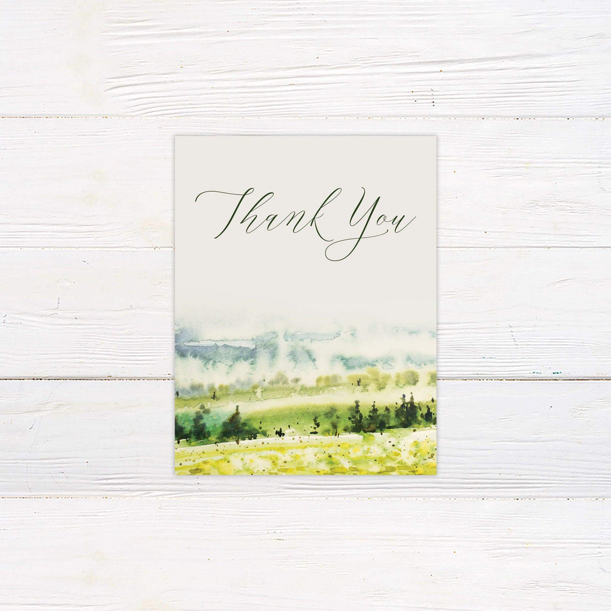 Farmland Views Thank You Card - goprintplus