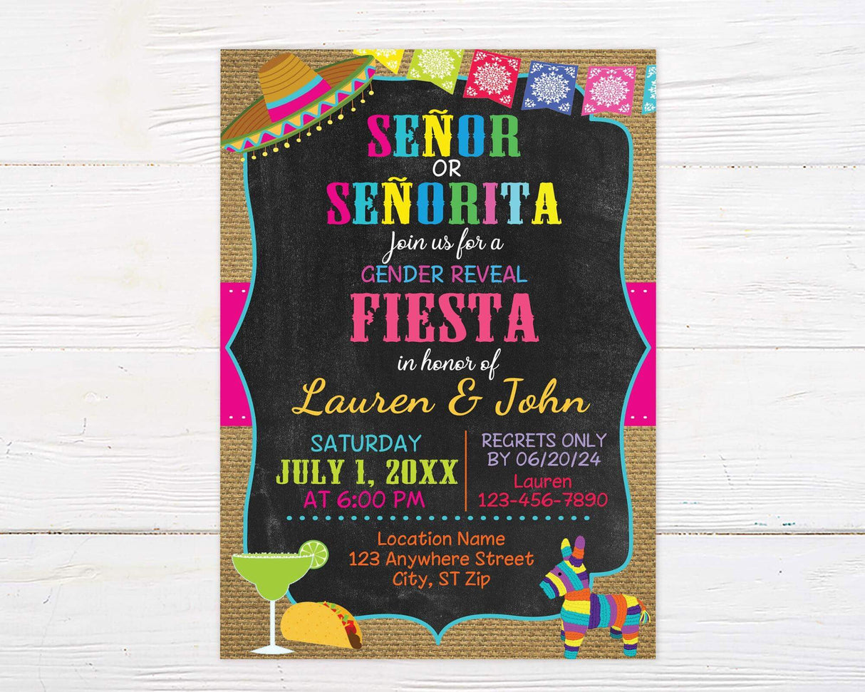 Fiesta Gender Reveal - goprintplus