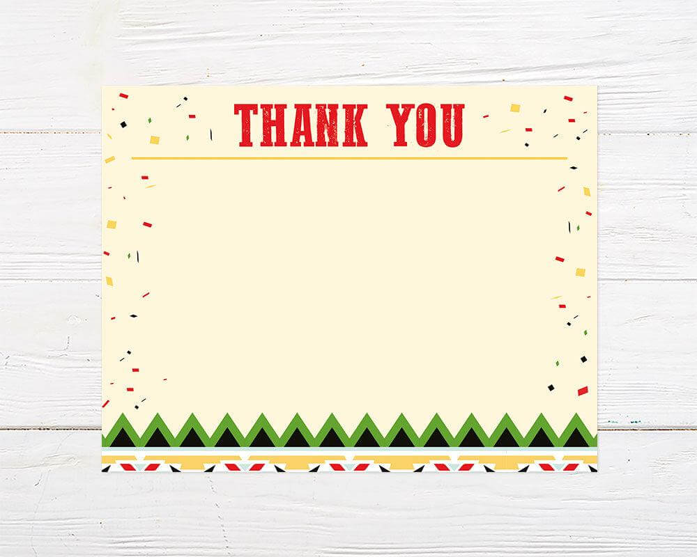 First Fiesta Thank You Card - goprintplus