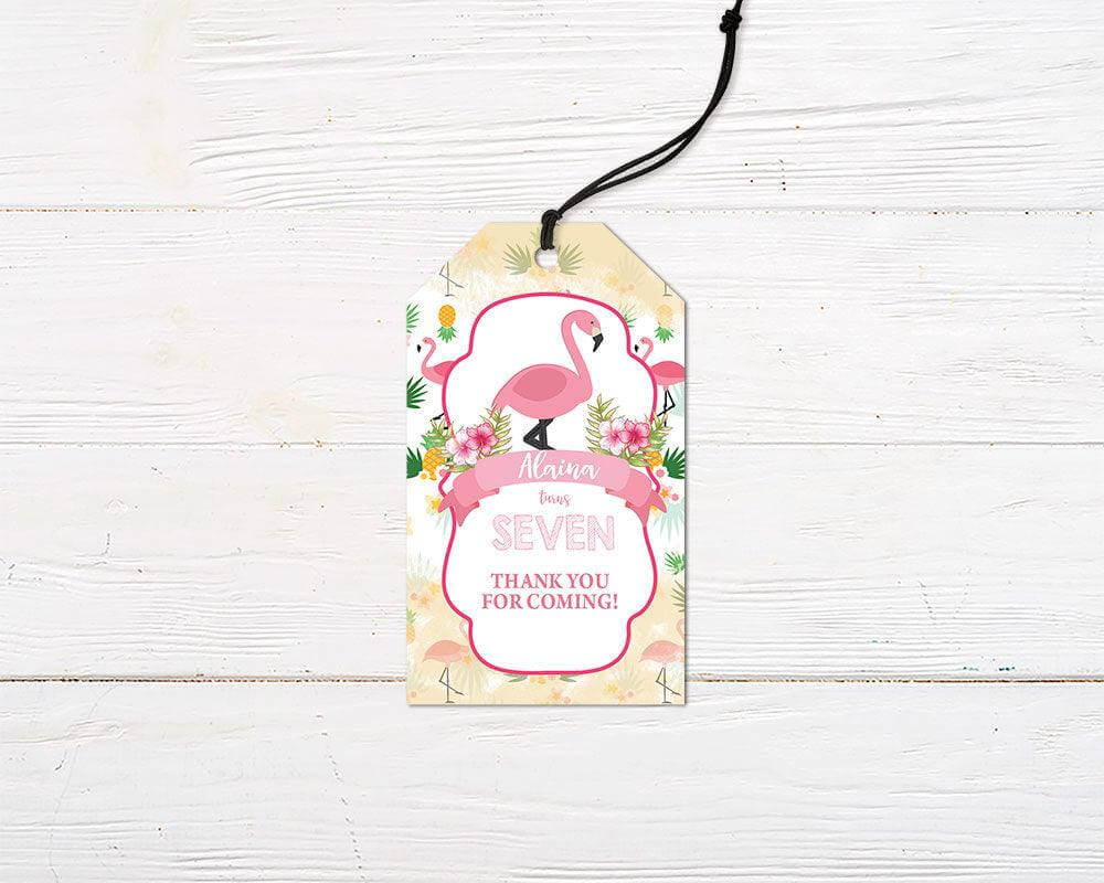 Flamingo Favor Tag - goprintplus