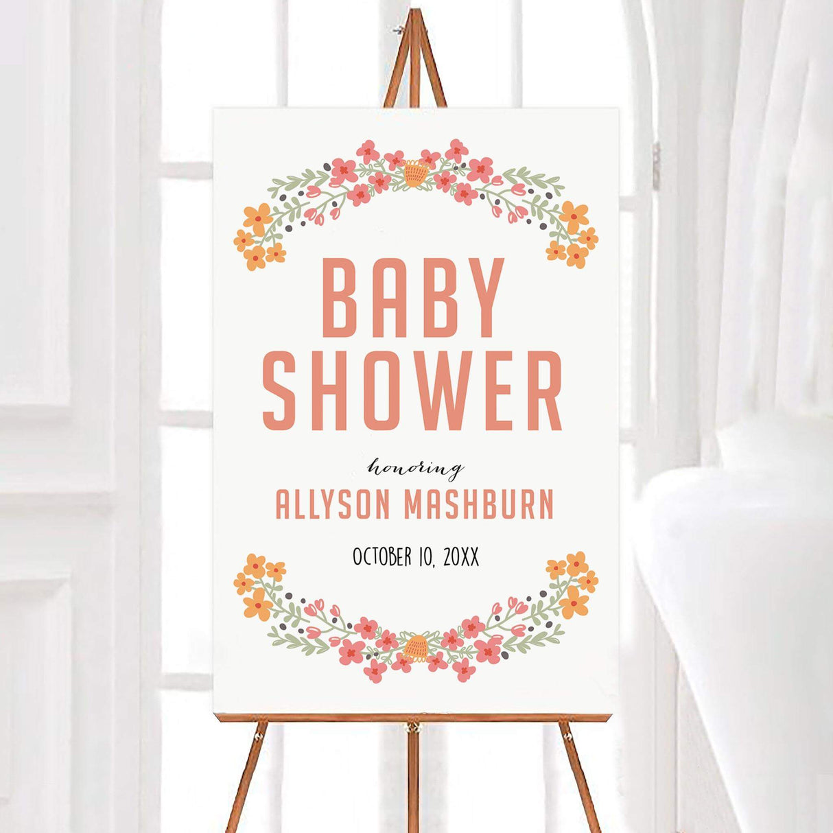 Floral Arch Shower - goprintplus