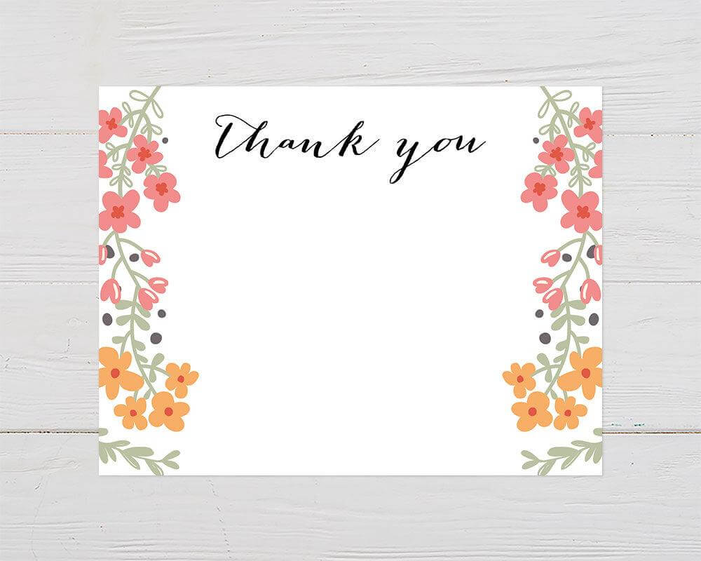 Floral Arch Thank You Card - goprintplus
