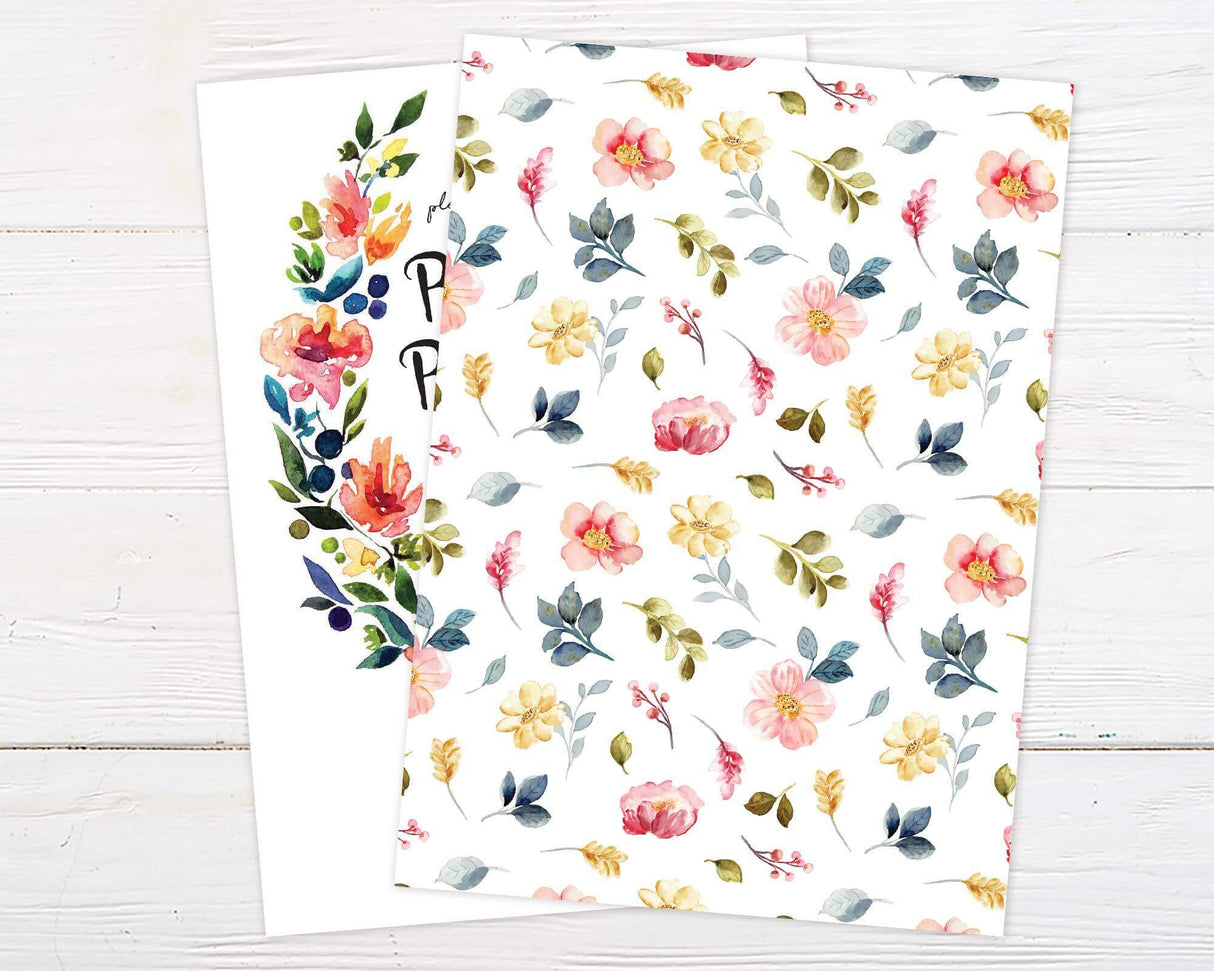 Floral Horseshoe Invitation - goprintplus