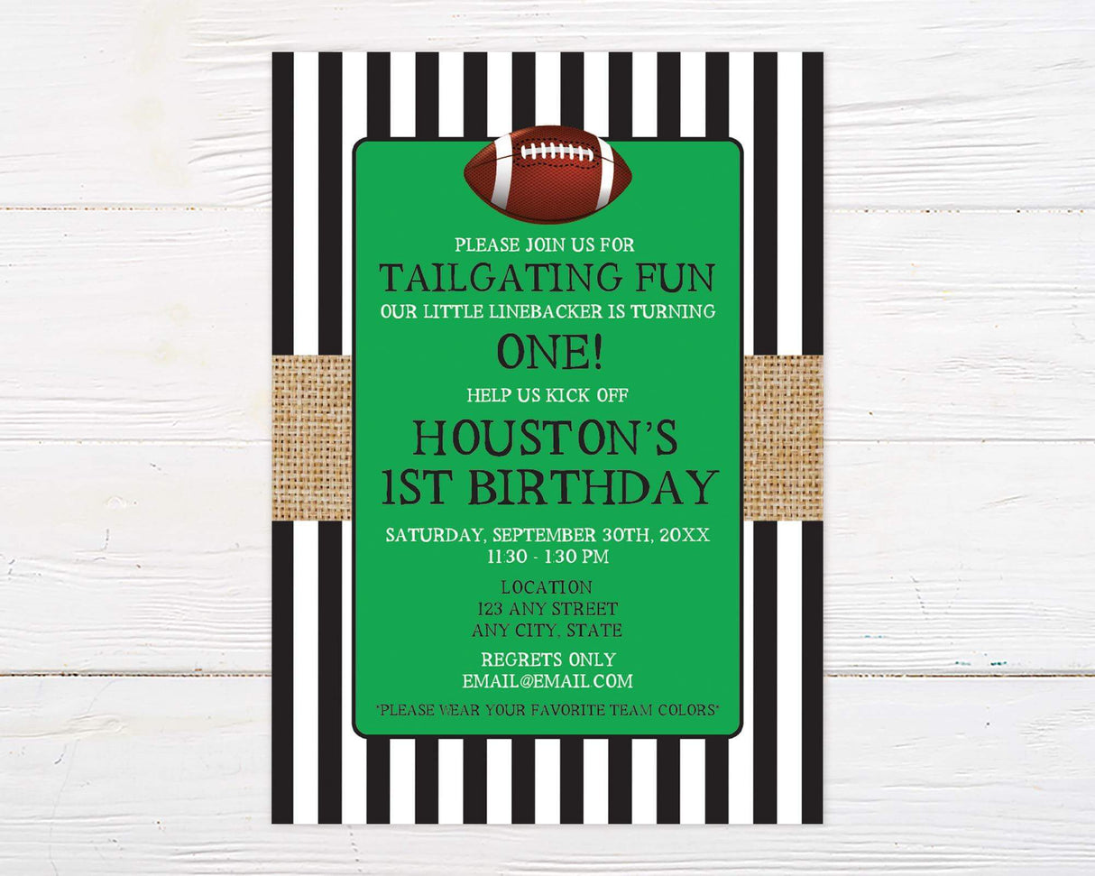 Football Party Invitation - goprintplus