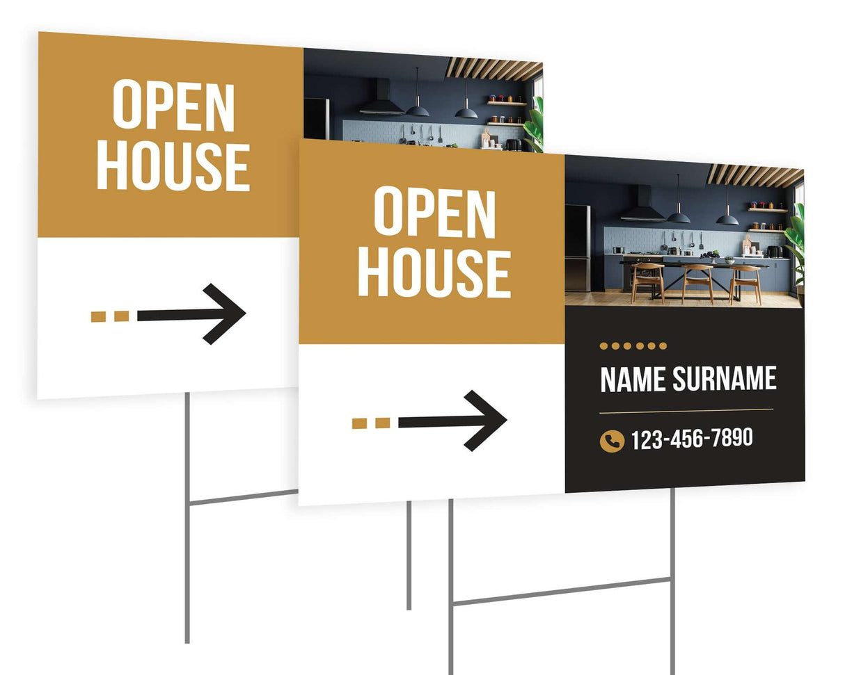 Four Corner Design Yard Sign