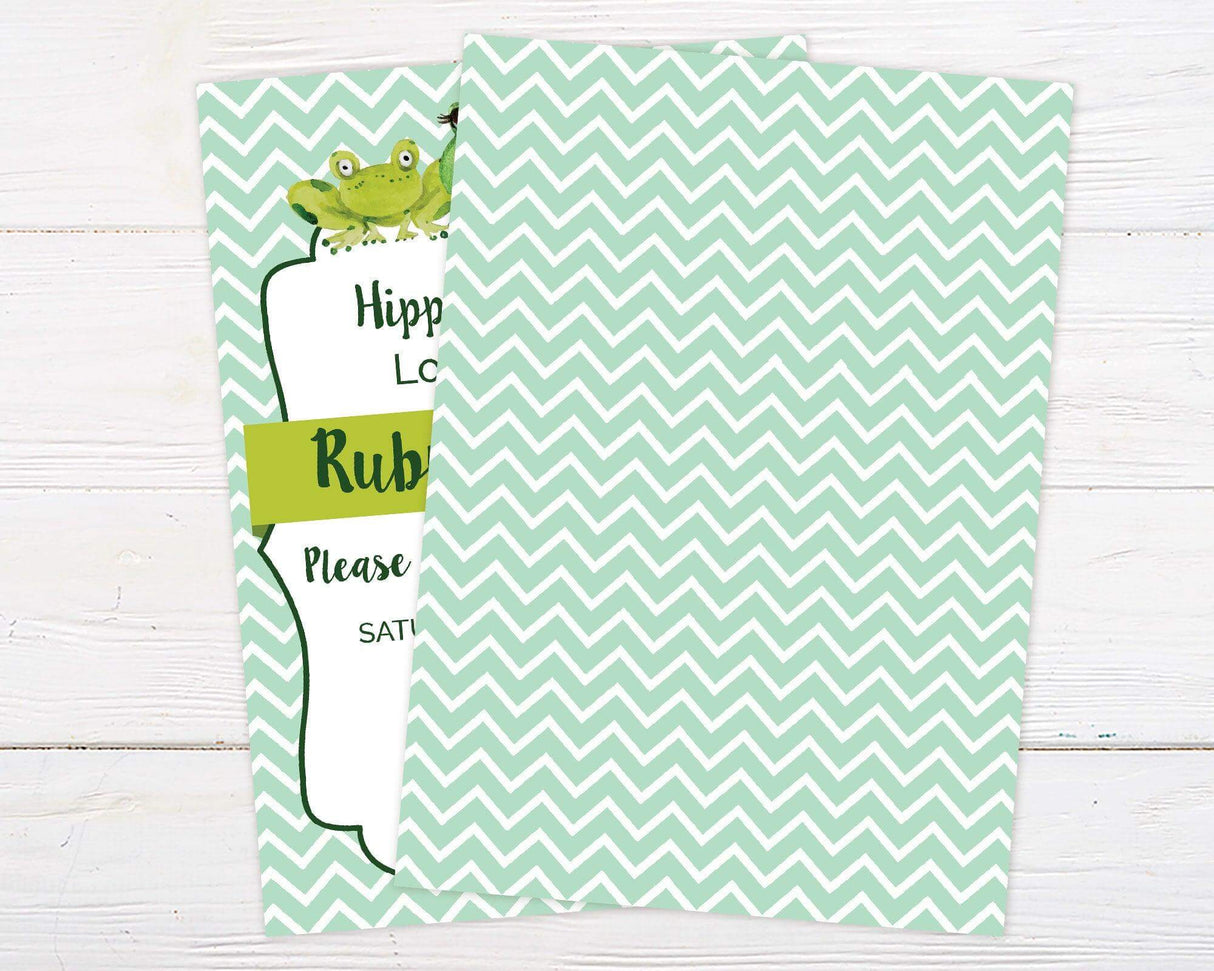Frog Birthday Invitation - goprintplus