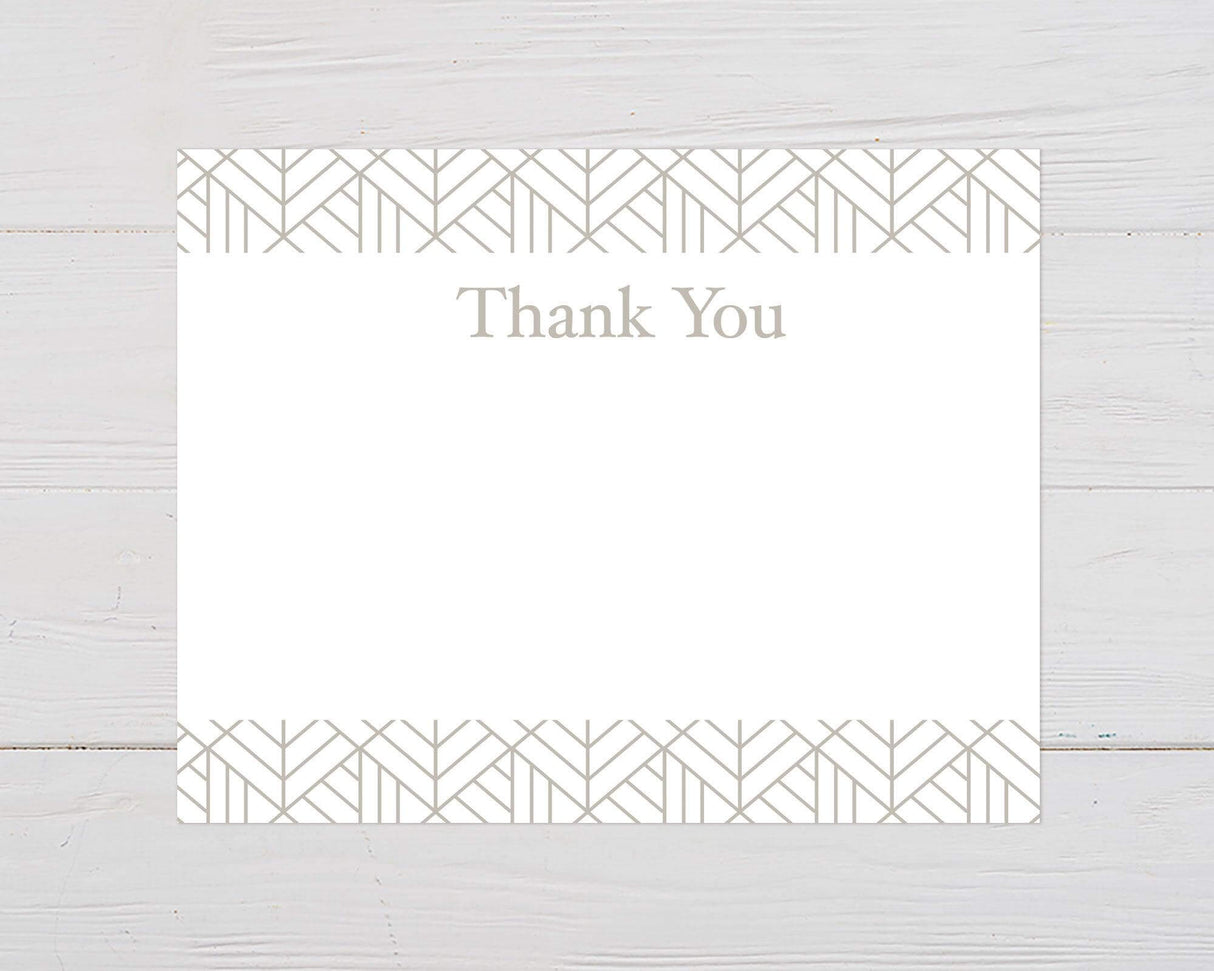 Geometric Thank You Card - goprintplus