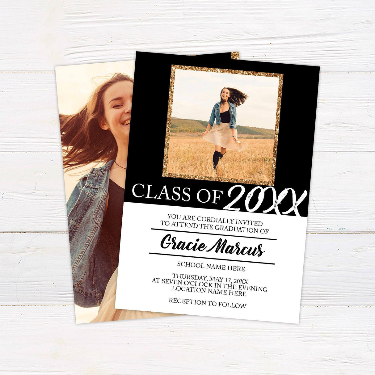 Glitter Border Photo - goprintplus