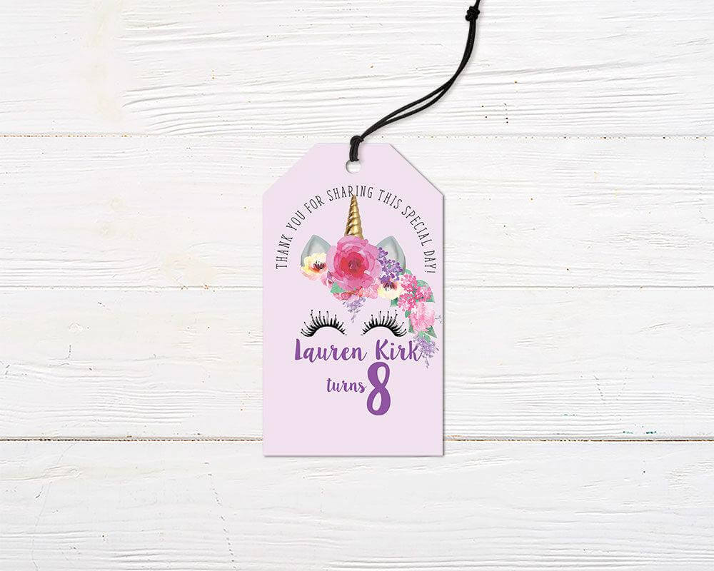 Glitter Unicorn Party Invitation - goprintplus